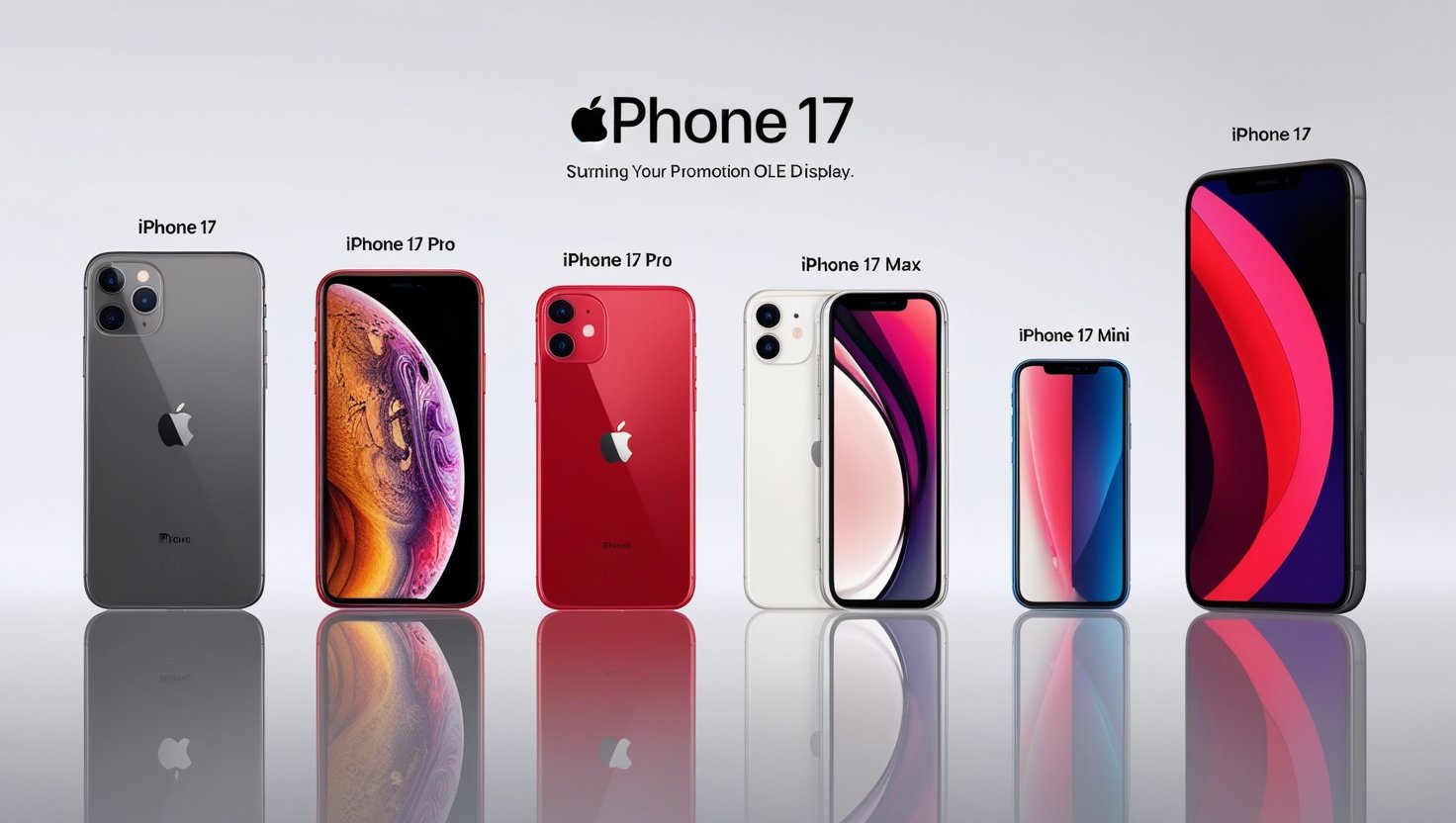 Apple's iPhone 17 Lineup to Feature ProMotion OLED Displays Across All Models